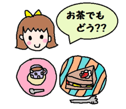 cute ordinary conversation sticker4 sticker #7384563