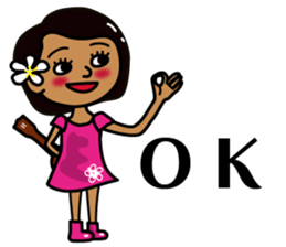 hanohano Loco girl 2 sticker #7384576