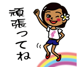 hanohano Loco girl 2 sticker #7384577