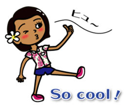 hanohano Loco girl 2 sticker #7384588