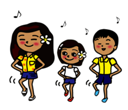 hanohano Loco girl 2 sticker #7384598