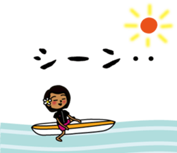 hanohano Loco girl 2 sticker #7384607