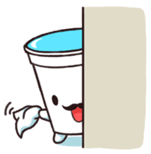 Hand Cup  funny stickers sticker #7384772