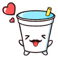 Hand Cup  funny stickers sticker #7384776