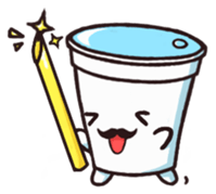 Hand Cup  funny stickers sticker #7384780