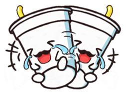 Hand Cup  funny stickers sticker #7384782