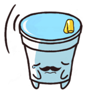 Hand Cup  funny stickers sticker #7384794