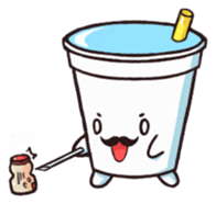 Hand Cup  funny stickers sticker #7384800