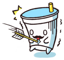 Hand Cup  funny stickers sticker #7384804