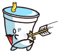 Hand Cup  funny stickers sticker #7384805