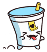 Hand Cup  funny stickers sticker #7384809