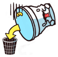 Hand Cup  funny stickers sticker #7384811