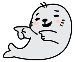 Popo seal sticker #7385498