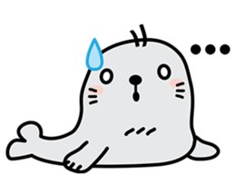 Popo seal sticker #7385502