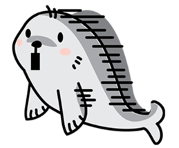 Popo seal sticker #7385503