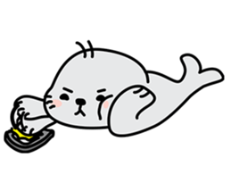 Popo seal sticker #7385520