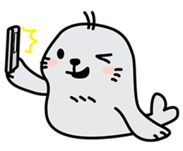 Popo seal sticker #7385521