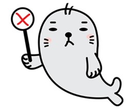 Popo seal sticker #7385524