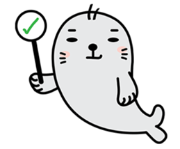 Popo seal sticker #7385525