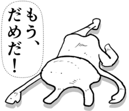 Super cute rabbit sticker #7385653