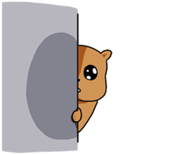 The squirrel daily life sticker #7386214