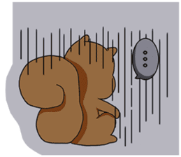 The squirrel daily life sticker #7386238