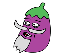 Delicious Eggplant sticker #7386263