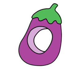 Delicious Eggplant sticker #7386265