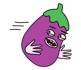 Delicious Eggplant sticker #7386269