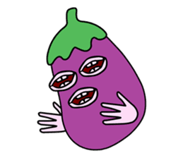 Delicious Eggplant sticker #7386270