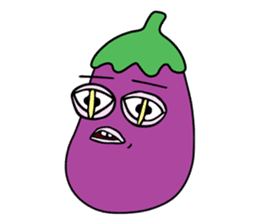 Delicious Eggplant sticker #7386284