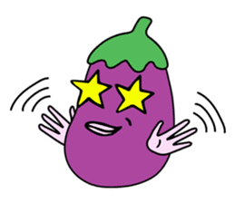 Delicious Eggplant sticker #7386285