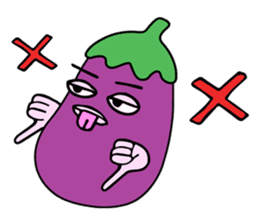 Delicious Eggplant sticker #7386287