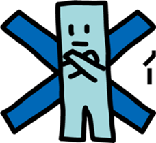 There is a green corner, object sticker #7386793