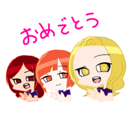 Cheer UP!!LOICX GIRLS ver.2 sticker #7387454