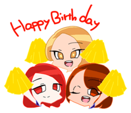 Cheer UP!!LOICX GIRLS ver.2 sticker #7387458