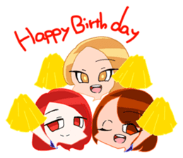 Cheer UP!!LOICX GIRLS ver.2 sticker #7387458