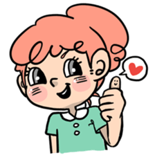 Candy Floss Girl sticker #7387732