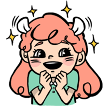 Candy Floss Girl sticker #7387735