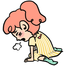 Candy Floss Girl sticker #7387739