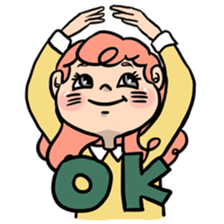 Candy Floss Girl sticker #7387744