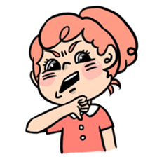 Candy Floss Girl sticker #7387745