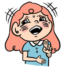 Candy Floss Girl sticker #7387750