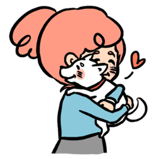 Candy Floss Girl sticker #7387761