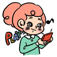 Candy Floss Girl sticker #7387768