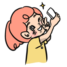 Candy Floss Girl sticker #7387769