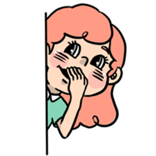 Candy Floss Girl sticker #7387770