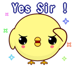 Weak chicken counter attack sticker #7387936