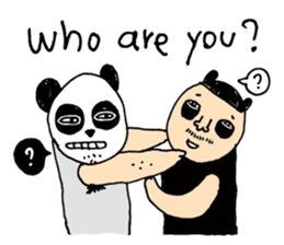 Uncle Funny - 02 - panda disguise sticker #7388373