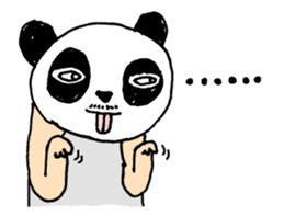 Uncle Funny - 02 - panda disguise sticker #7388374